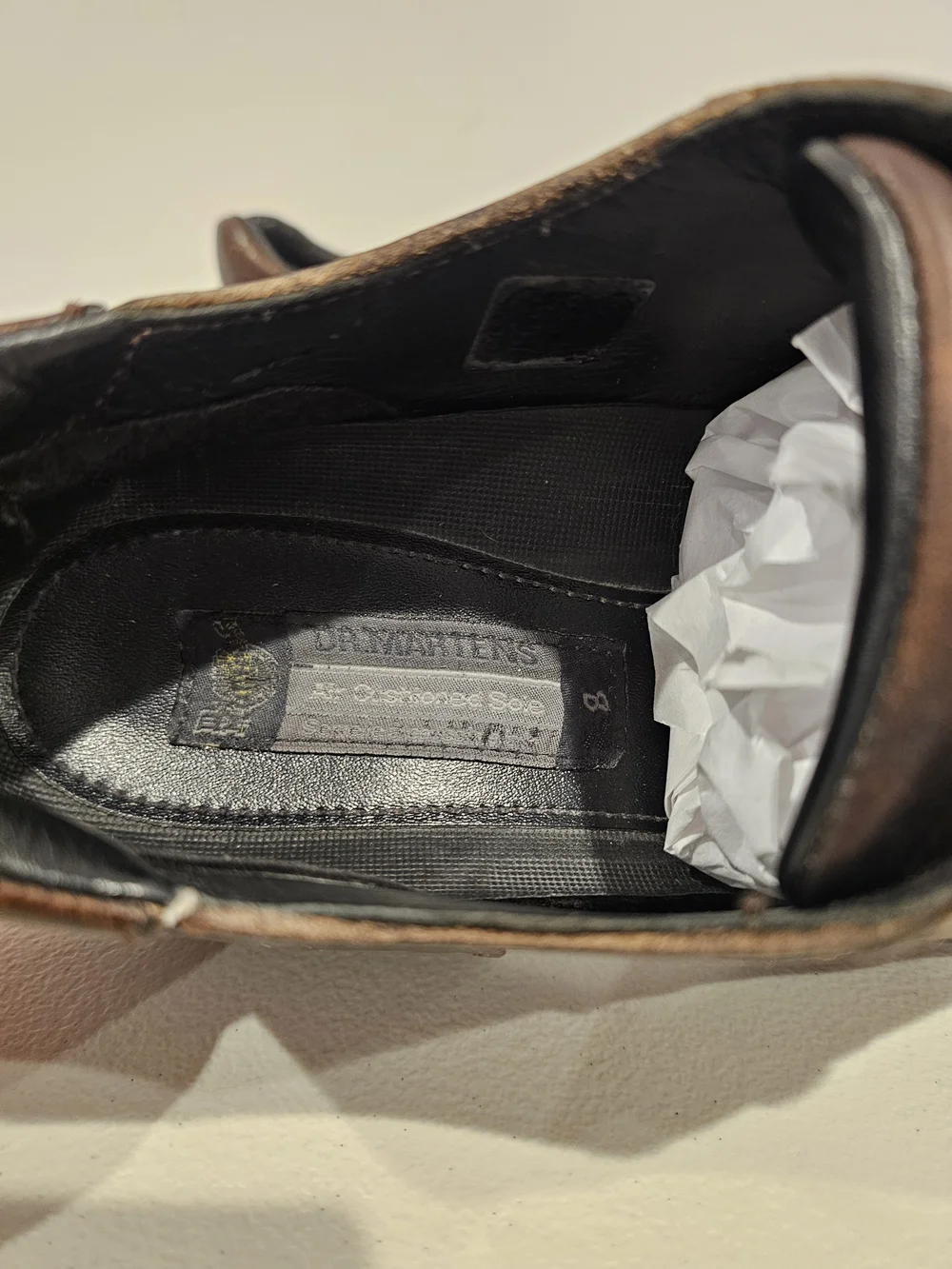 Dr. Martens Dark Brown Leather Derby Shoes